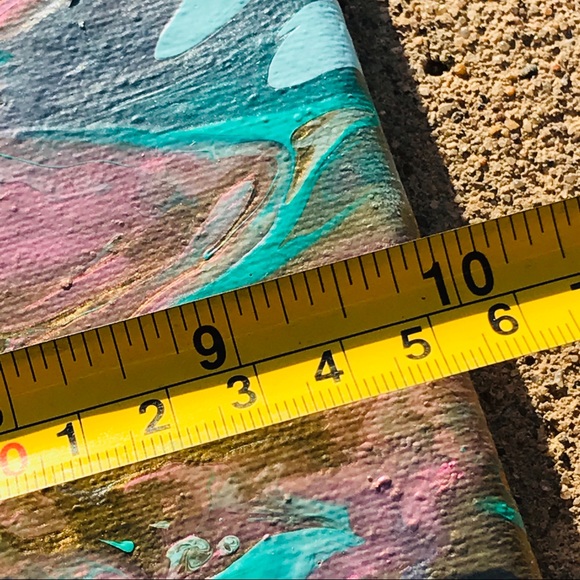 blue and pink abstract mixed artwork - Picture 13 of 13